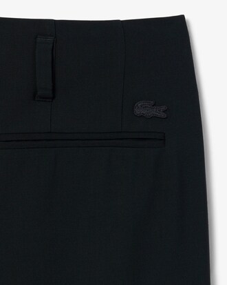 Pantal&oacute;n de Lana Mixta de Corte Amplio de Pasarela