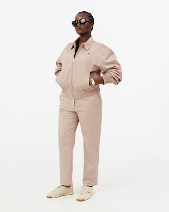Cal&ccedil;a Chino em Gabardine de Algod&atilde;o Straight Fit
