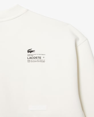 Moletom masculino com efeito patchwork e modelagem solta