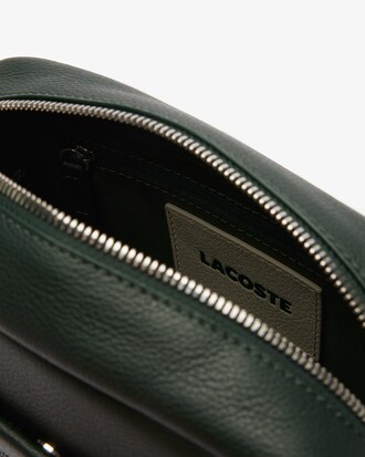 Bandolera Pequeña De Cuero Con Solapa City Court