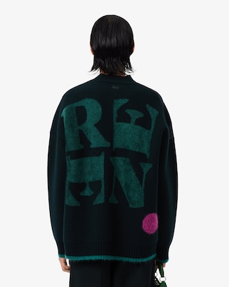 Suéter Jacquard com Padrão Gráfico Runway