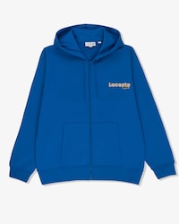 Moletom Masculino com Logo Triplo e Z&iacute;per