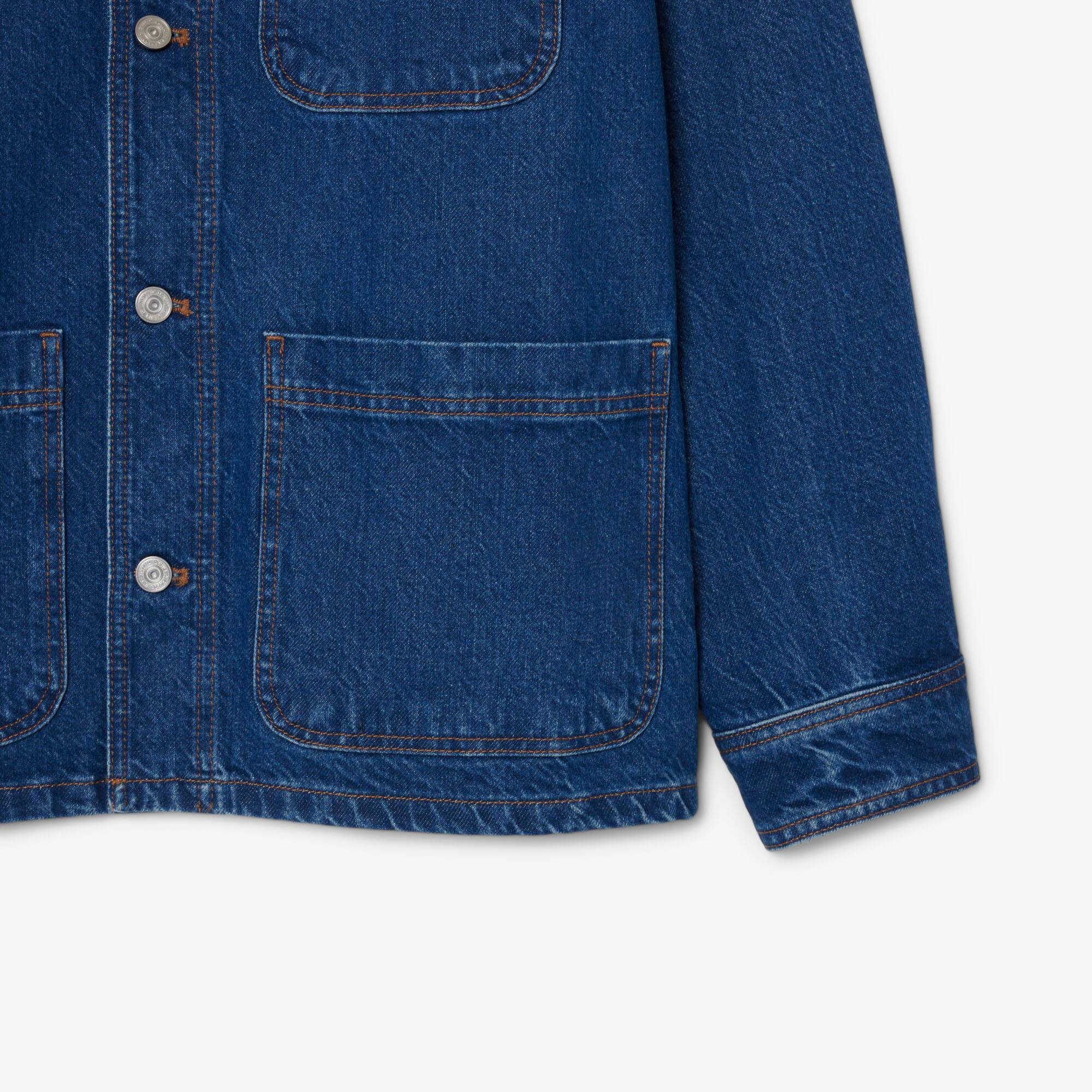Camisa Masculina Manga Longa Jeans em Modelagem Overshirt