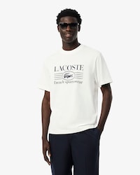 Camiseta de Algodão com Estampa Ajuste Clássico