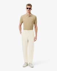 Pantalones chinos de lino de corte regular