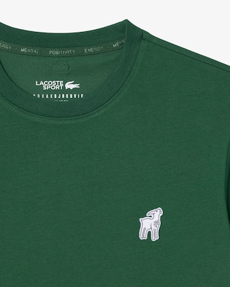 Camiseta GOAT Lacoste x Novak Djokovic