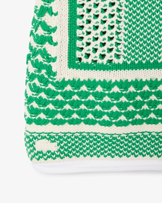 Vestido De Jacquard Tejido Runway