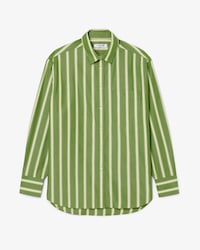 Camisa oversized de popel&iacute;n de algod&oacute;n