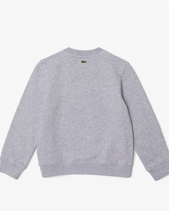 Kids&rsquo; Lacoste Organic Cotton Fleece Sweatshirt