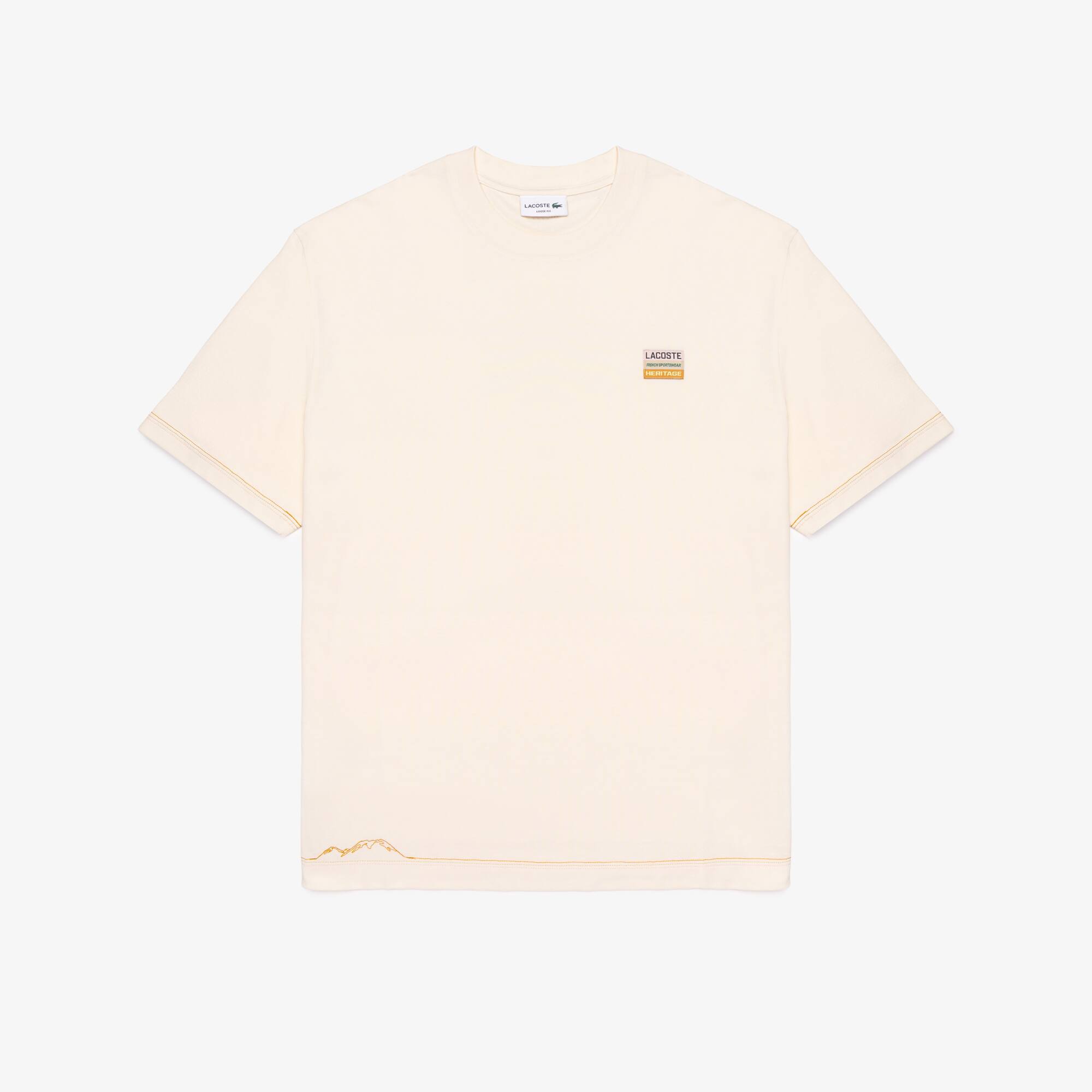 Camiseta Masculina Manga Curta Lacoste em Petit Piqué