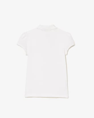 Polo Mini Piqu&eacute; Con Cuello Ondulado