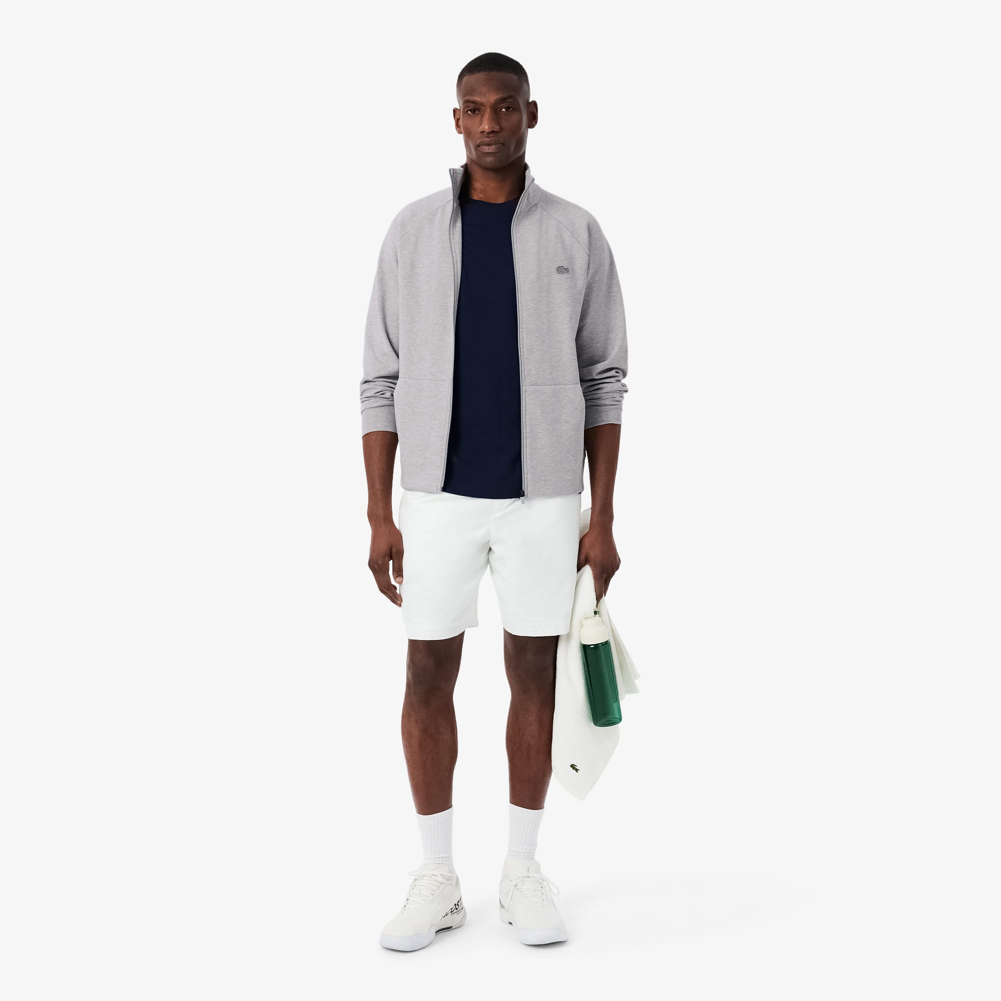 Casaco Dupla Face com Ziper com Mangas Raglan Lacoste