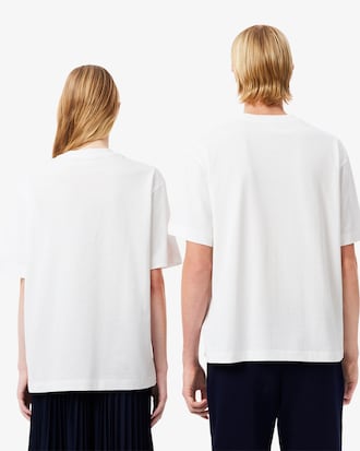 Camiseta de Malha Pesada de Caimento Folgado