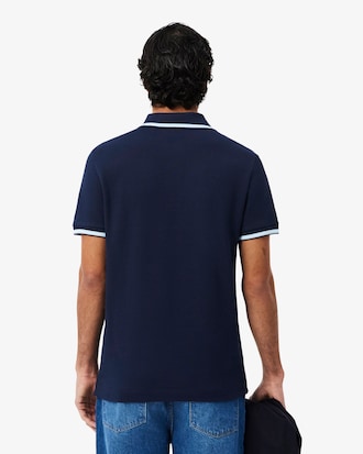 Polo L.12.12 con Acento en Ruedo Fit Regular