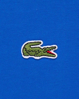 Camiseta masculina Lacoste Regular Fit listrada com logo