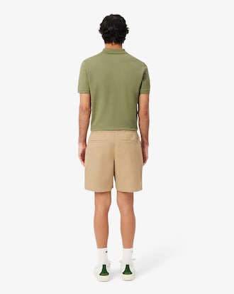 Shorts de Tafet&aacute; de Algod&atilde;o Modelagem reta