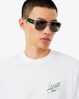 Camiseta de Malha Estampada Múltipla