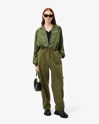 Camiseta de Algod&atilde;o com Gola V e Caimento Relaxado