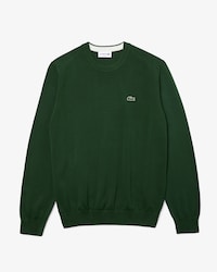 Su&eacute;ter em Jersey de Algod&atilde;o com Gola Careca