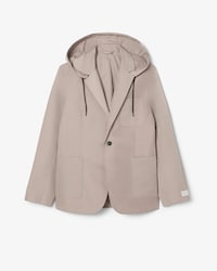 Blazer Twill con Capucha