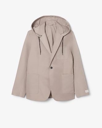Blazer Twill con Capucha