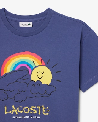 Remera De Algodón Estampada