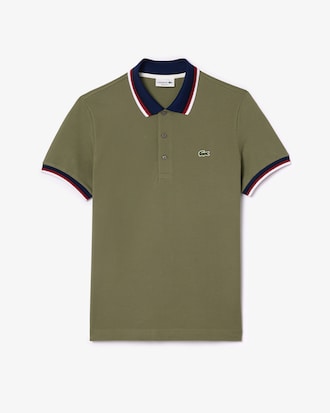 Polo Regular Fit em Mini Piqué Stretch