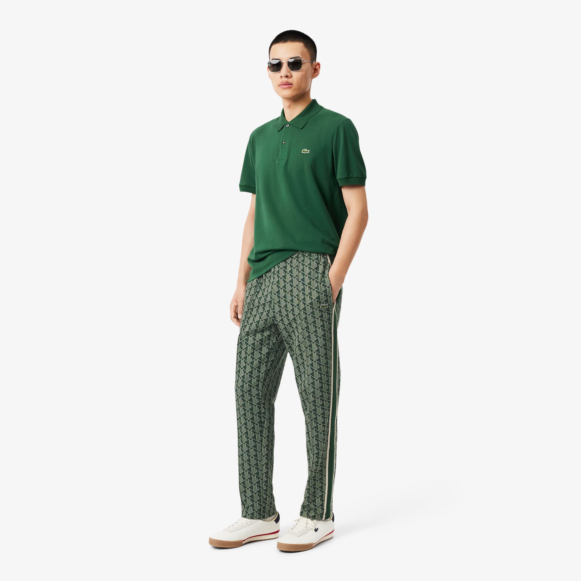 Calça de moletom de jacquard com monograma Paris - Tracksuit