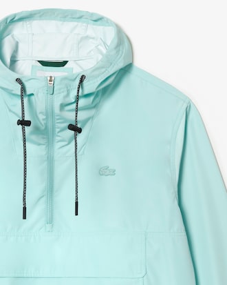 Jaqueta cropped masculina Lacoste com capuz