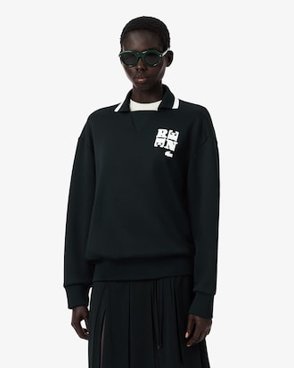 Camisola com Colarinho Polo e Emblema