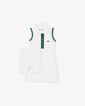 Vestido Sem Manga em Petit Piqu&eacute;