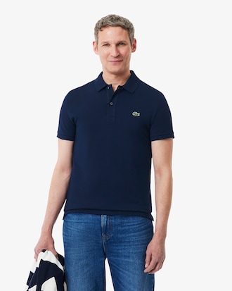Polo Slim Fit L.12.12 em Piqu&eacute;