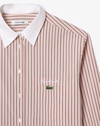 Camisa Larga Oversize De Popelín