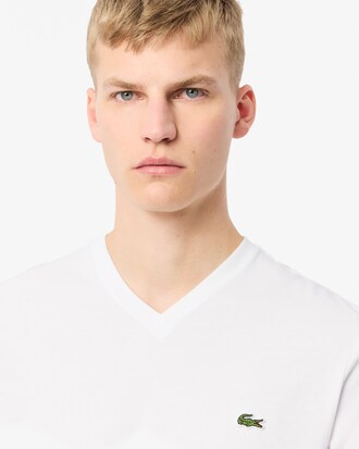 Camiseta de Algod&atilde;o com Gola V