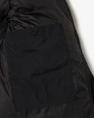 Jaqueta Puffer com Capuz com Caimento Relaxado