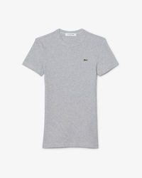 Remera De Algod&oacute;n Acanalada Al Cuerpo