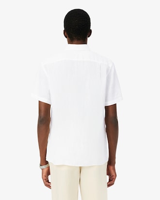 Camisa de Lino Manga Corta