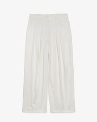 Cal&ccedil;a Feminina de Sarja com Elastano em Modelagem Oversizedd