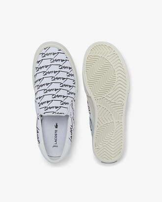 T&ecirc;nis slip-on feminino Jump Serve em lona estampada
