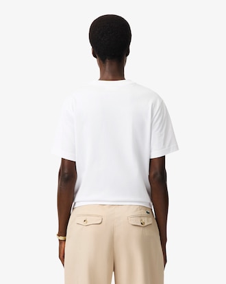 Camiseta de Algod&atilde;o com Caimento Relaxado