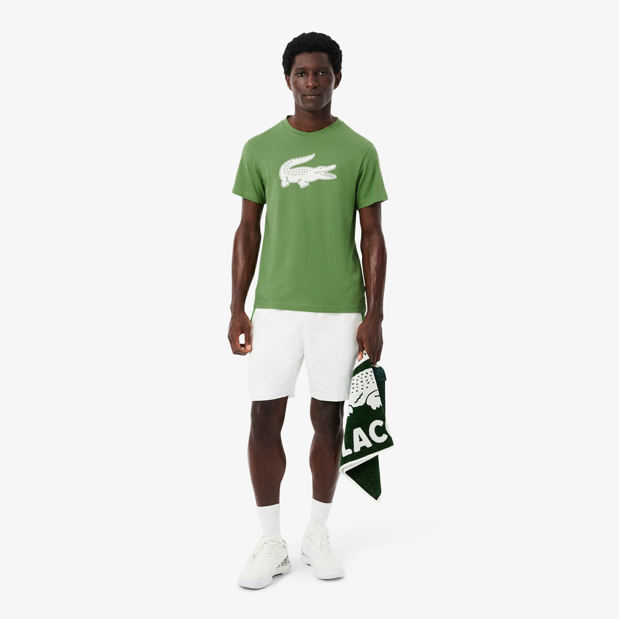 Camiseta Esportiva de Algodão Ultra Dry com Logo - Camisetas