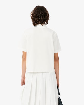 Camisa oversize efecto petit piqu&eacute;