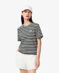 Remera de Algodón Rayada