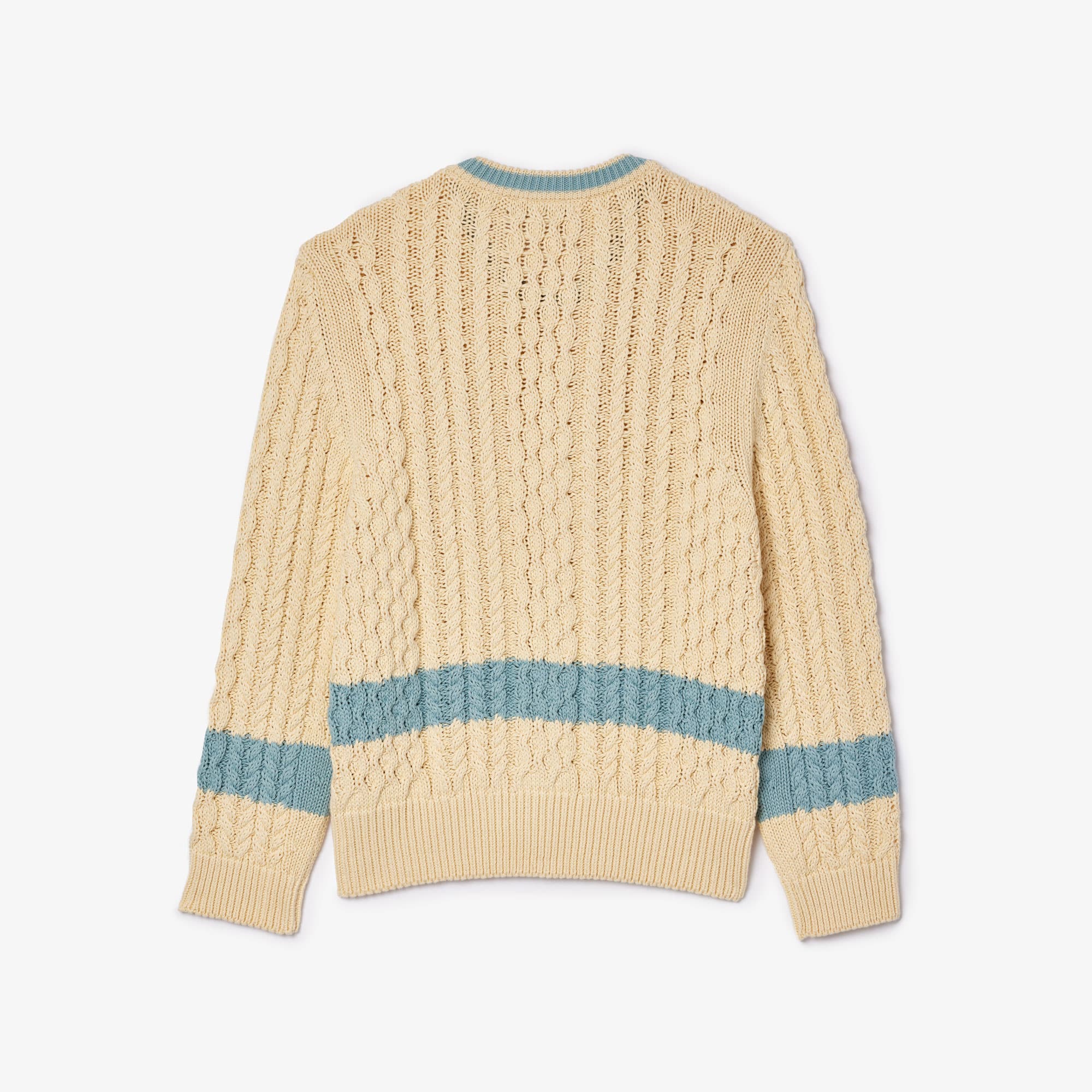 Cardigan Listrado Lacoste x le FLEUR - Moletons Masculinos