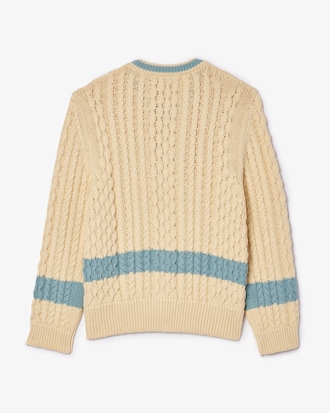 Cardigan Listrado Lacoste x le FLEUR