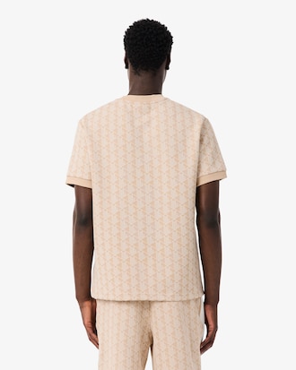 Remera de jacquard con monograma