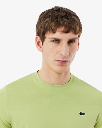 Remera de tenis de jacquard el&aacute;stico UltraDry