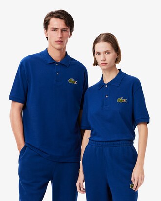 Polo Loose Fit L.12.12 com emblema