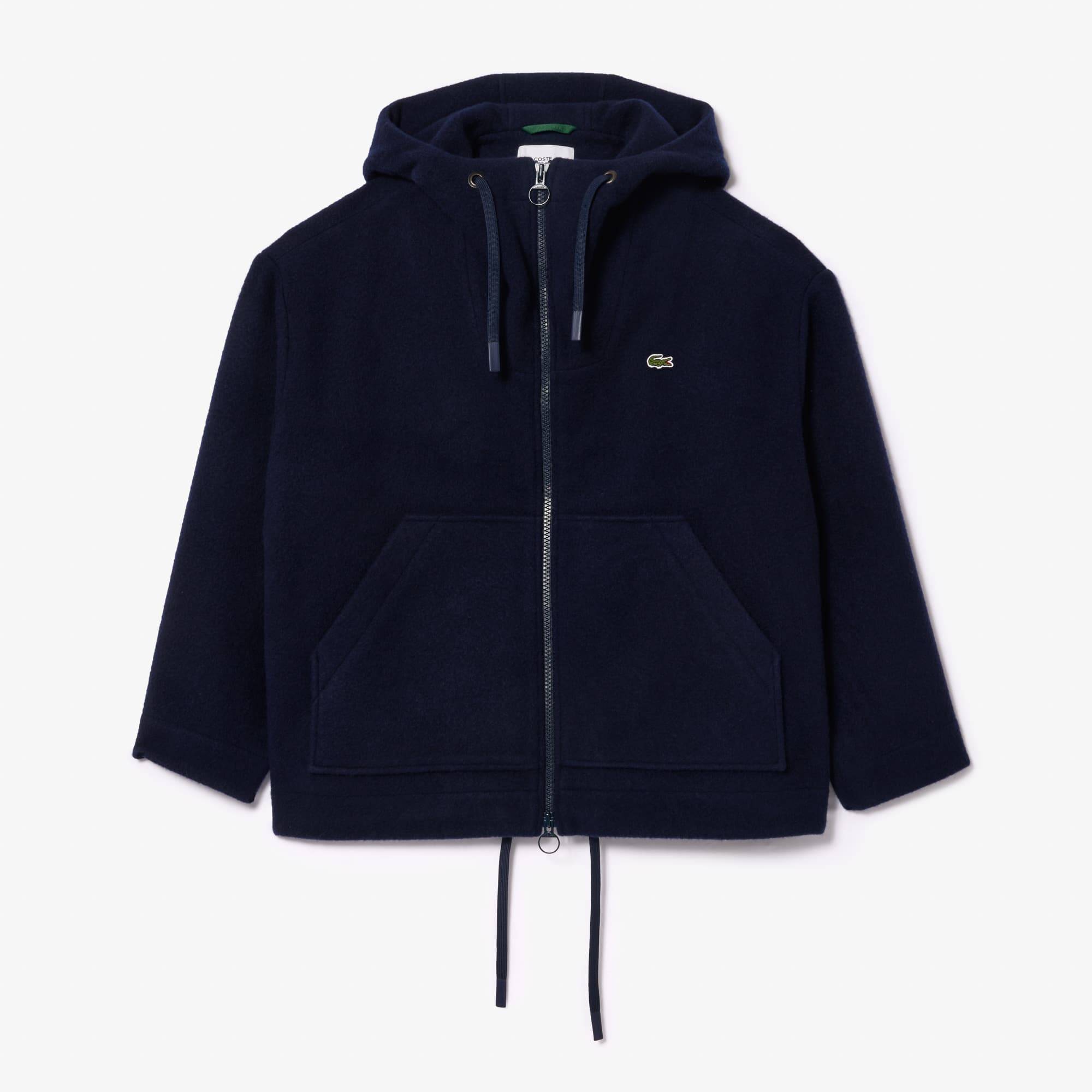 Moletom Gola Alta Oversized de Lã com Capuz Lacoste