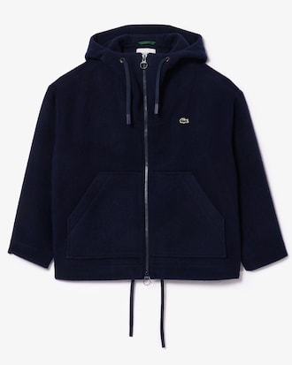 Abrigo Corto Oversize De Lana Reciclada